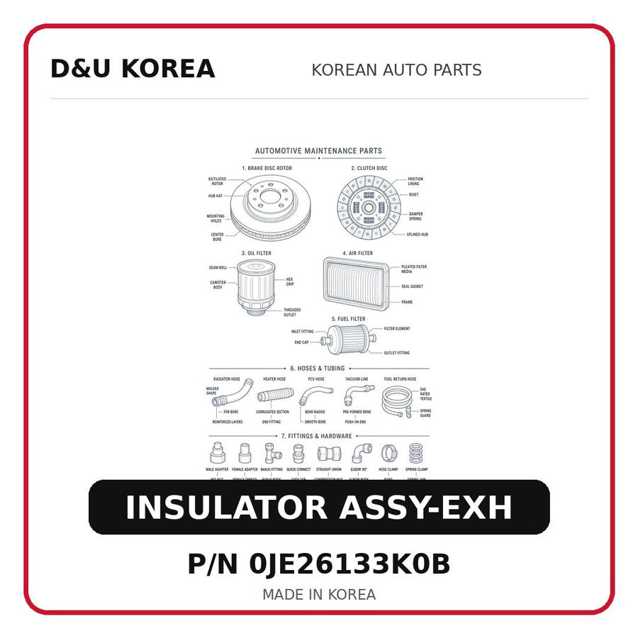 INSULATOR ASSY-EXH