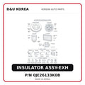 INSULATOR ASSY-EXH