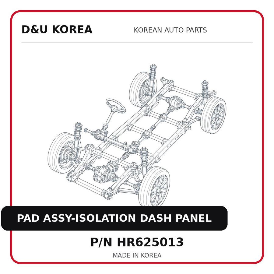 PAD ASSY-ISOLATION DASH PANEL