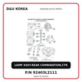 LAMP ASSY-REAR COMBINATION,CTR