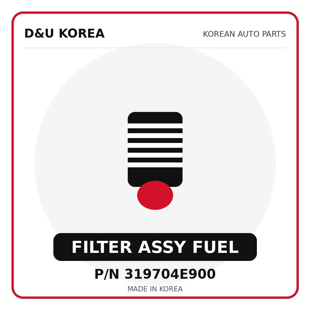 Genuine Mobis FILTER ASSY FUEL 319704E900 - Korean auto parts from D&U Korea