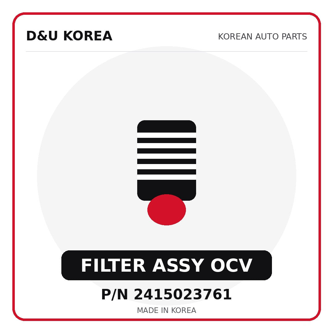 Genuine Mobis FILTER ASSY OCV 2415023761 - Korean auto parts from D&U Korea