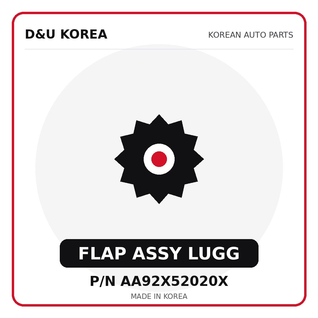 Genuine Mobis FLAP ASSY LUGG AA92X52020X for Korean vehicles | D&U Korea