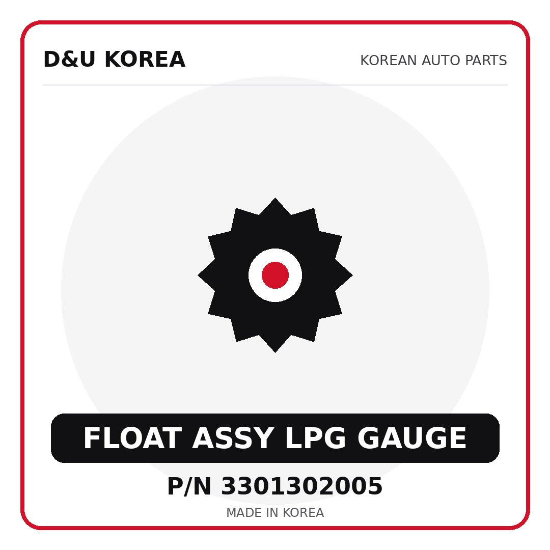 Genuine Mobis FLOAT ASSY LPG GAUGE 3301302005 - Korean auto parts from D&U Korea