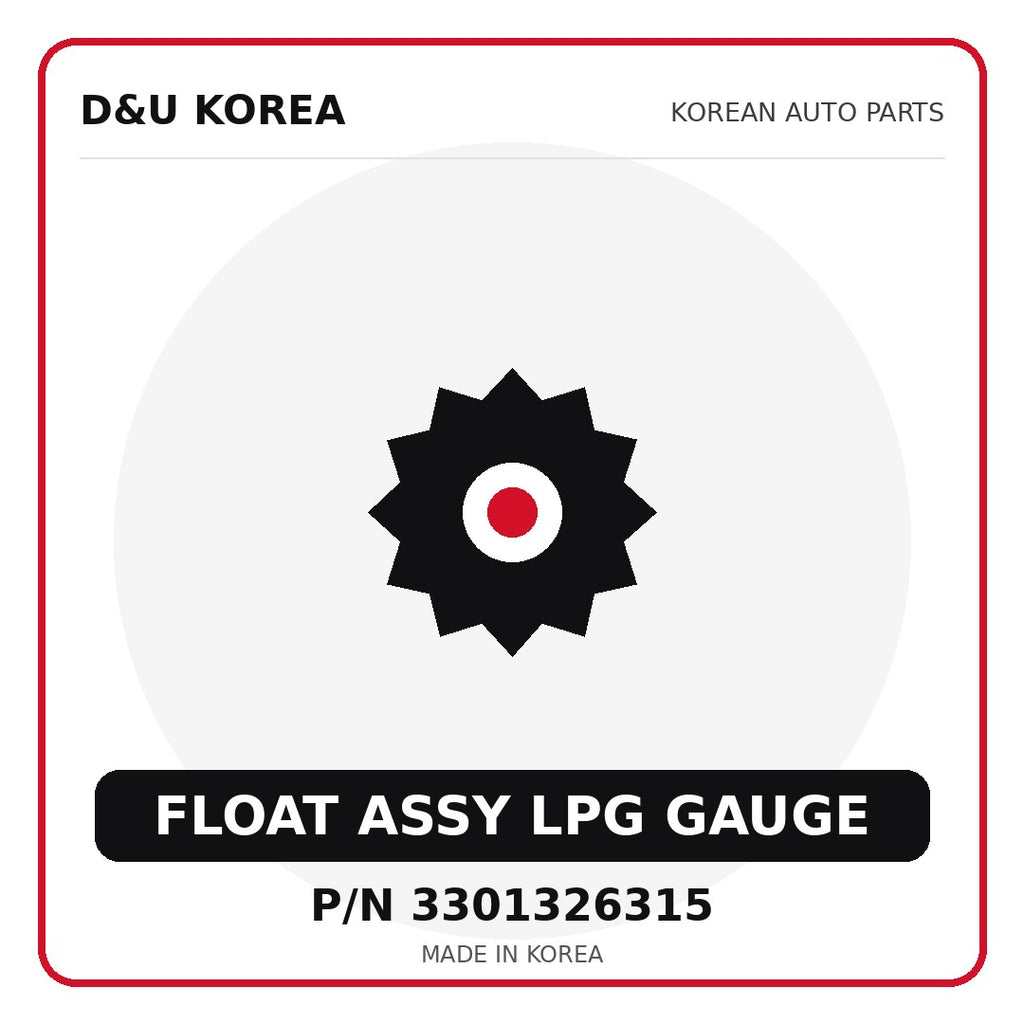 Genuine Mobis FLOAT ASSY LPG GAUGE 3301326315 - Korean auto parts from D&U Korea