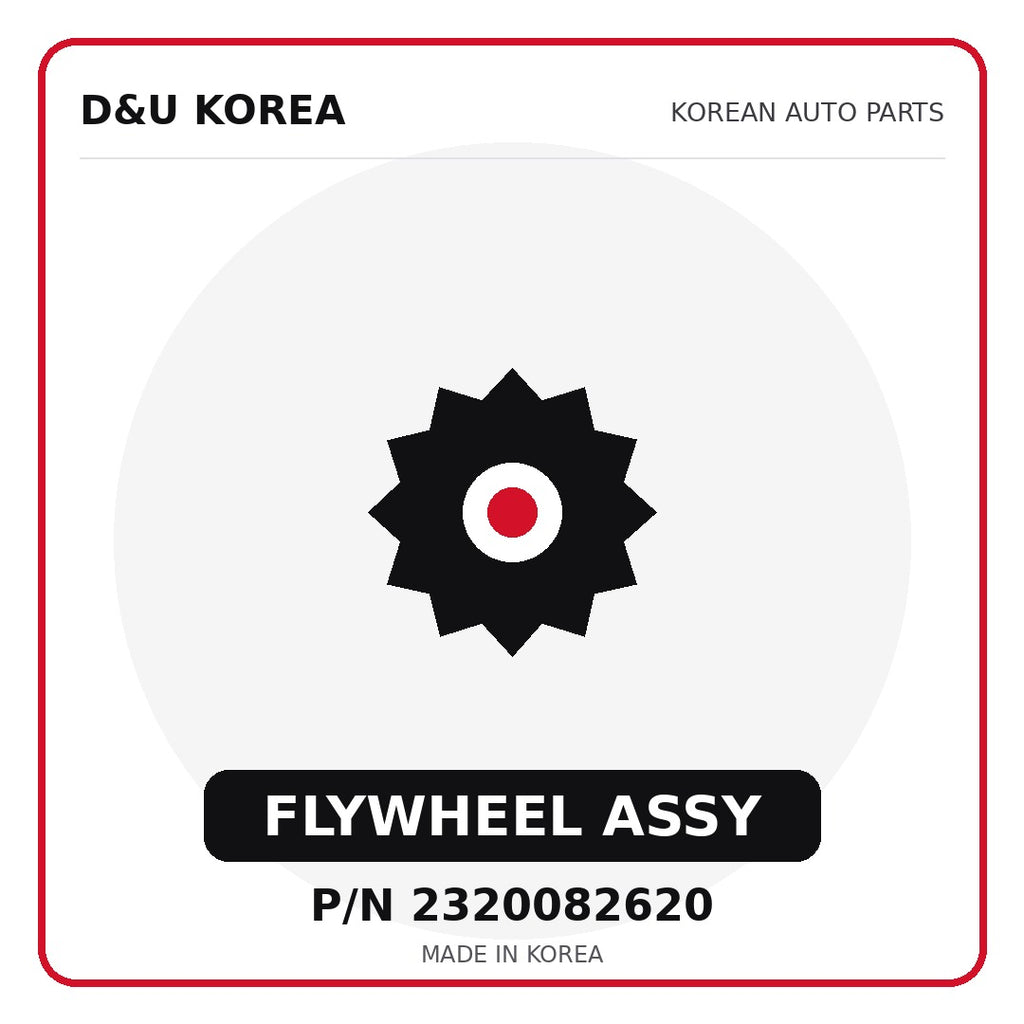 Genuine Mobis FLYWHEEL ASSY 2320082620 for Korean vehicles | D&U Korea