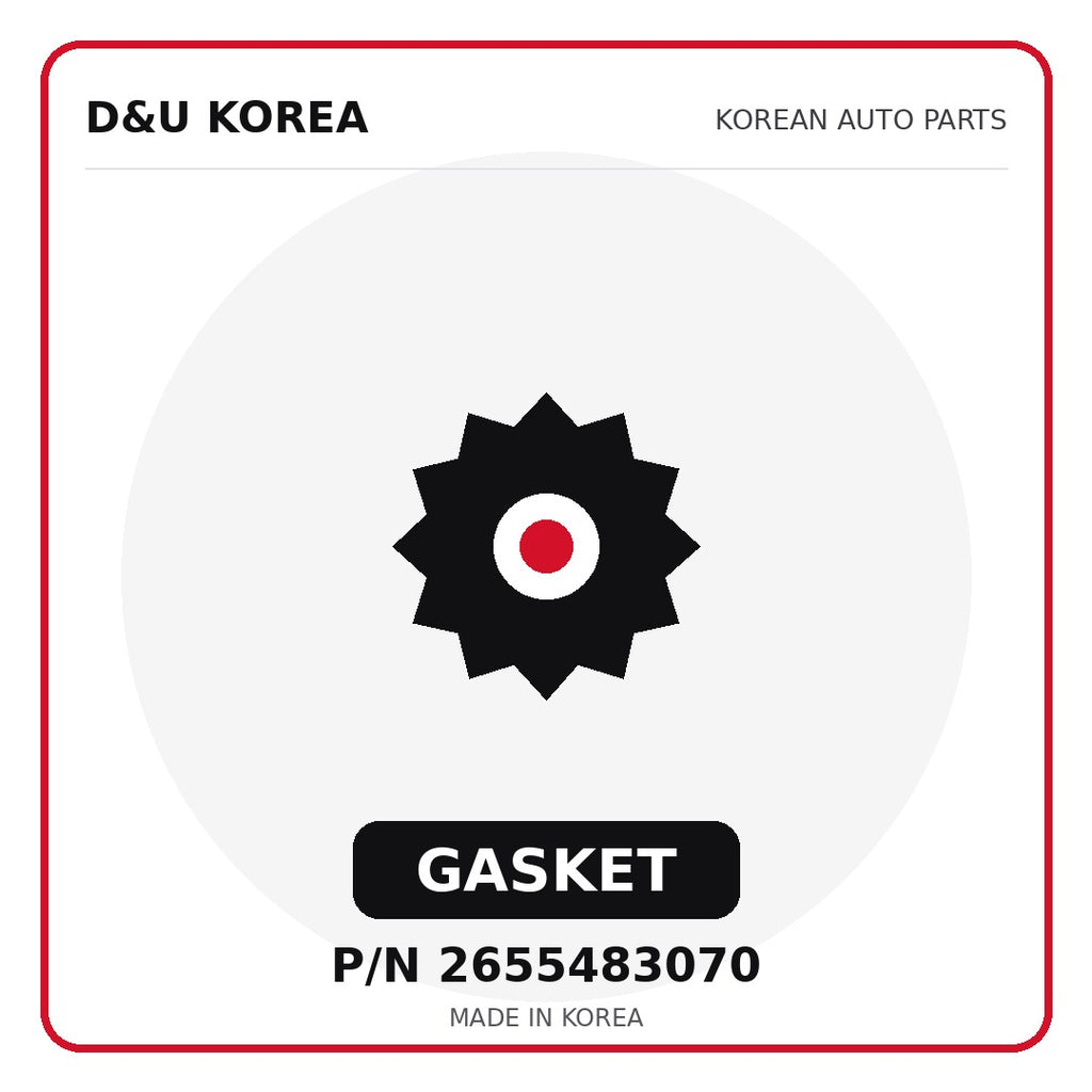 Genuine Mobis GASKET 2655483070 - Korean auto parts from D&U Korea
