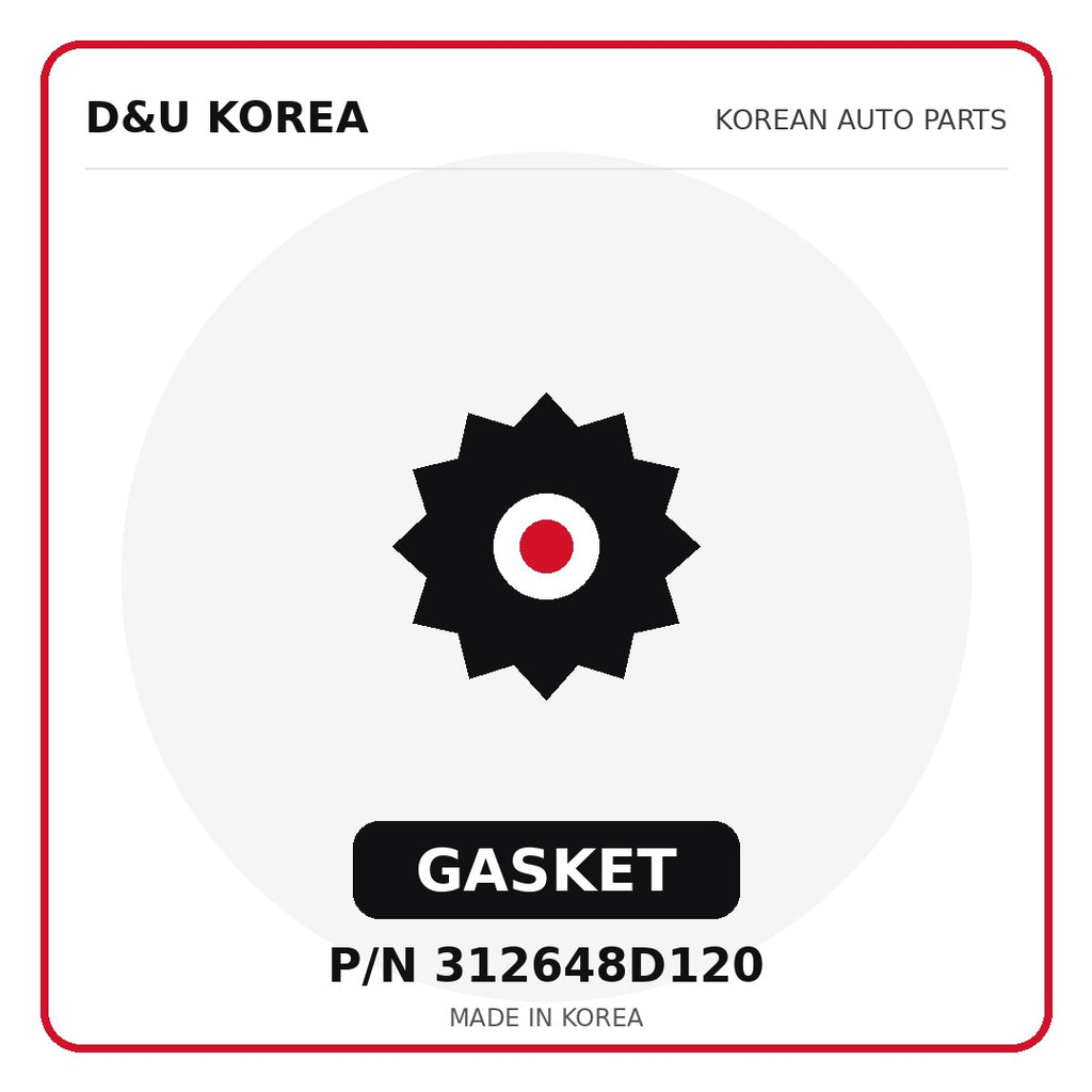 Genuine Mobis GASKET 312648D120 - Korean auto parts from D&U Korea