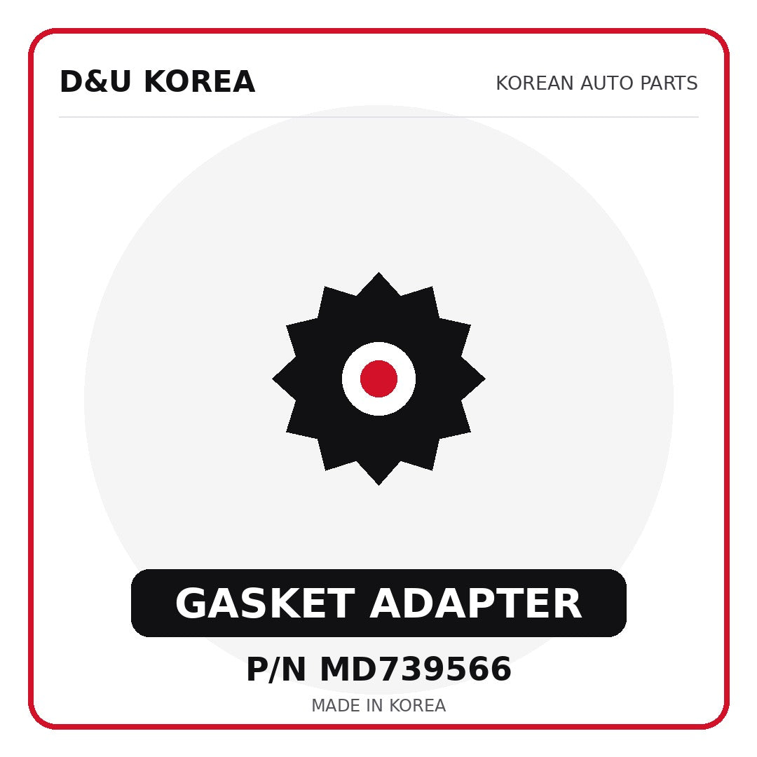 Genuine Mobis GASKET ADAPTER MD739566 - Korean auto parts from D&U Korea