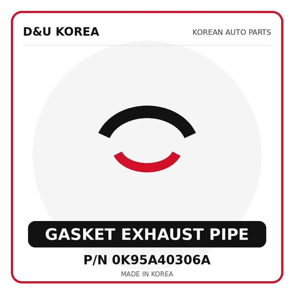 Genuine Mobis GASKET EXHAUST PIPE 0K95A40306A - Korean auto parts from D&U Korea