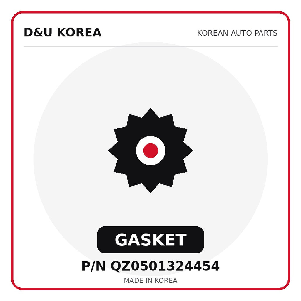 Genuine Mobis GASKET QZ0501324454 - Korean auto parts from D&U Korea