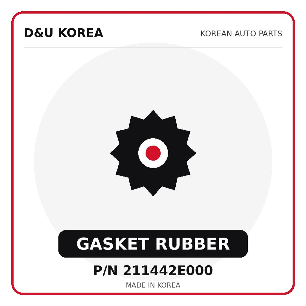 Genuine Mobis GASKET RUBBER 211442E000 - Korean auto parts from D&U Korea