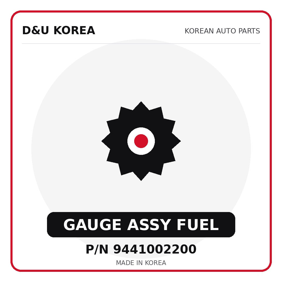 Genuine Mobis GAUGE ASSY FUEL 9441002200 for Korean vehicles | D&U Korea