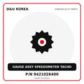Genuine Mobis GAUGE ASSY SPEEDOMETER TACHO 9421026400 for Korean vehicles | D&U Korea