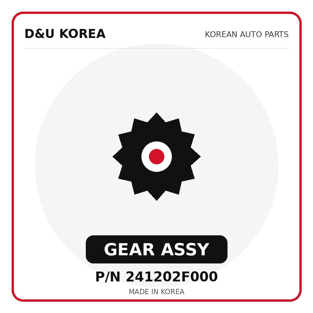 Genuine Mobis GEAR ASSY 241202F000 - Korean auto parts from D&U Korea