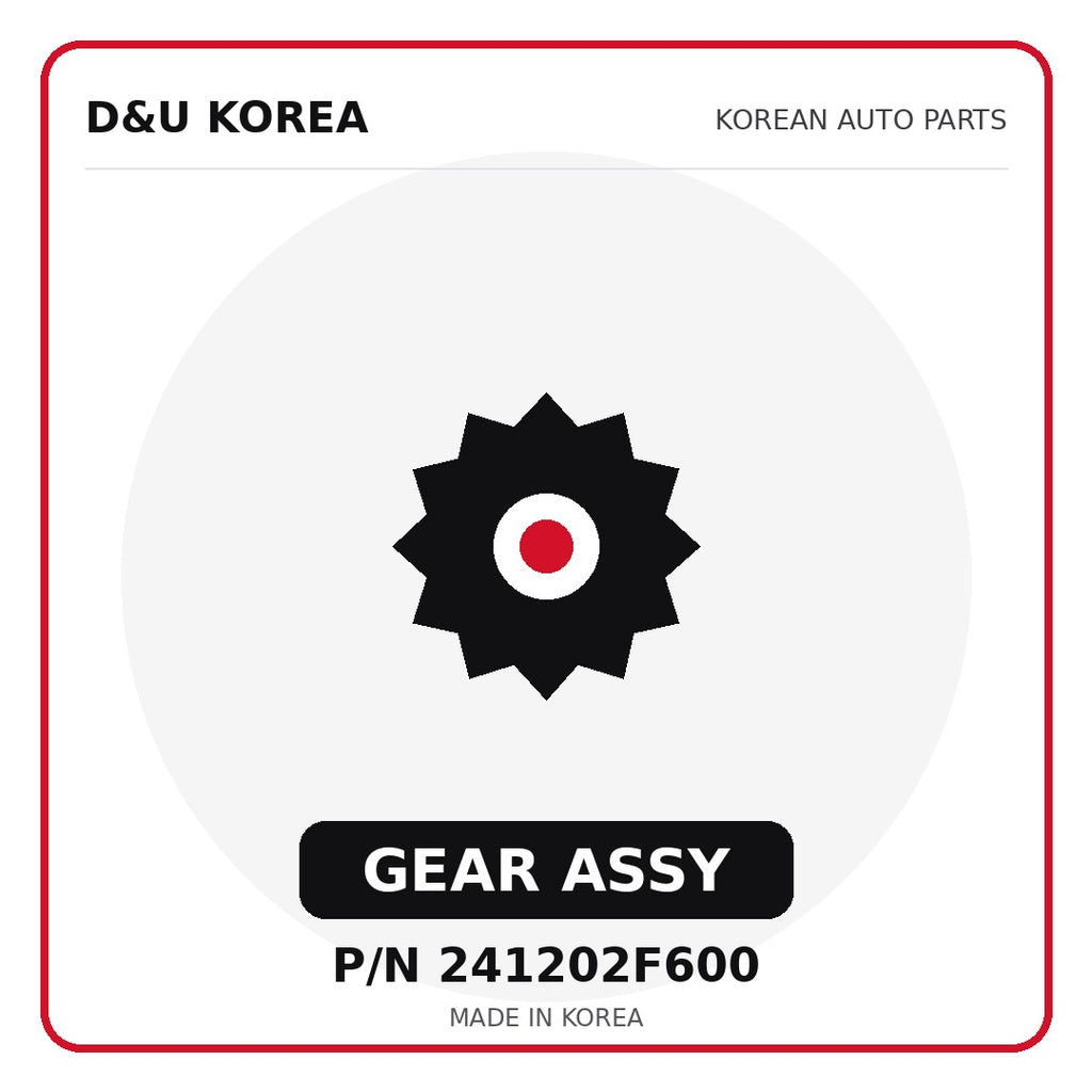 Genuine Mobis GEAR ASSY 241202F600 - Korean auto parts from D&U Korea