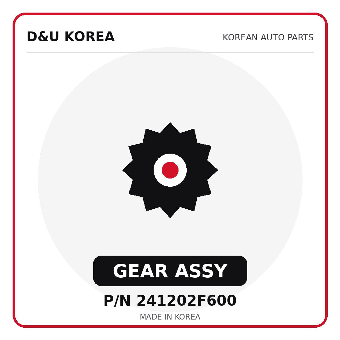 Genuine Mobis GEAR ASSY 241202F600 - Korean auto parts from D&U Korea