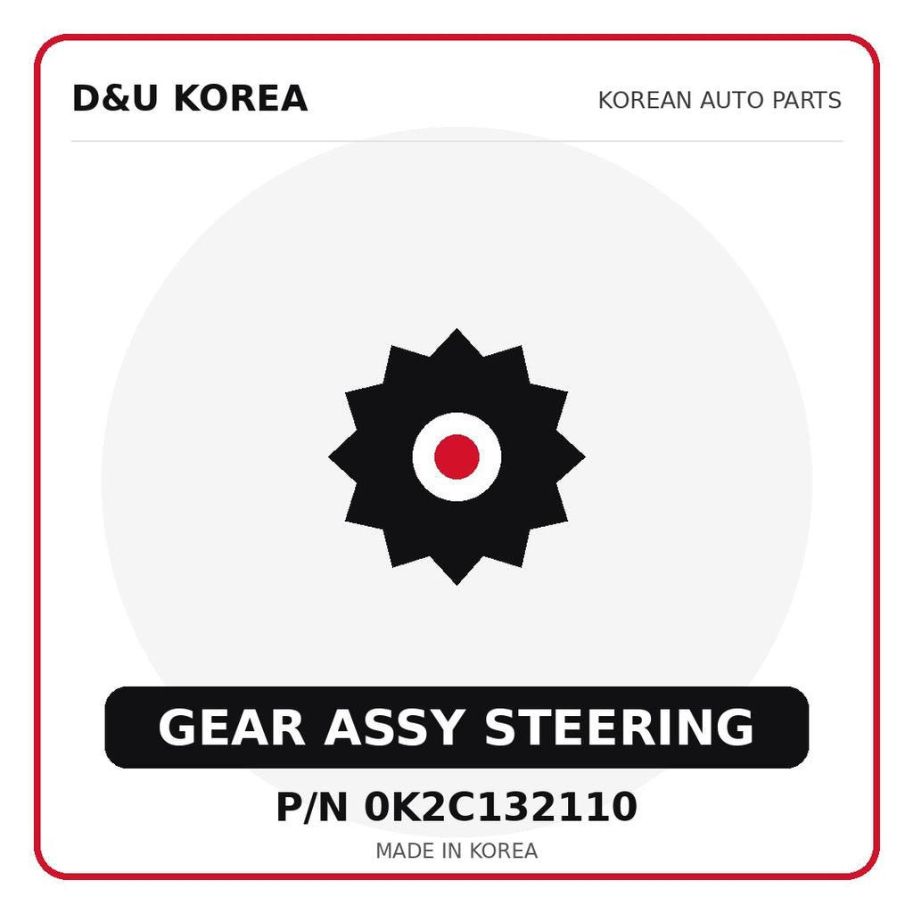 Genuine Mobis GEAR ASSY STEERING 0K2C132110 for Korean vehicles | D&U Korea