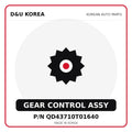 Genuine Mobis GEAR CONTROL ASSY QD43710T01640 for Korean vehicles | D&U Korea