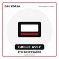 Genuine Mobis GRILLE ASSY 963225A000 for Korean vehicles | D&U Korea