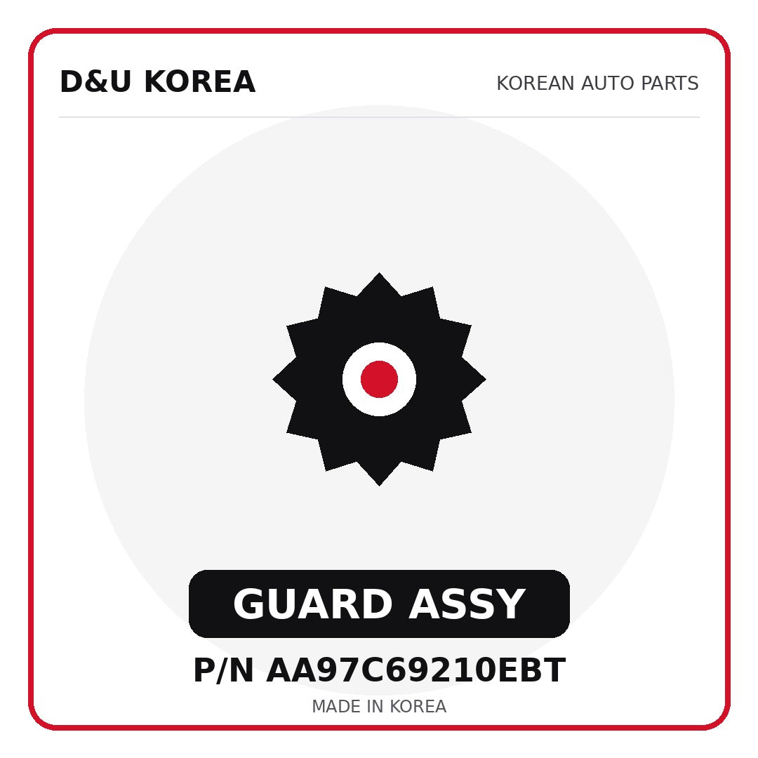 Genuine Mobis GUARD ASSY AA97C69210EBT for Korean vehicles | D&U Korea