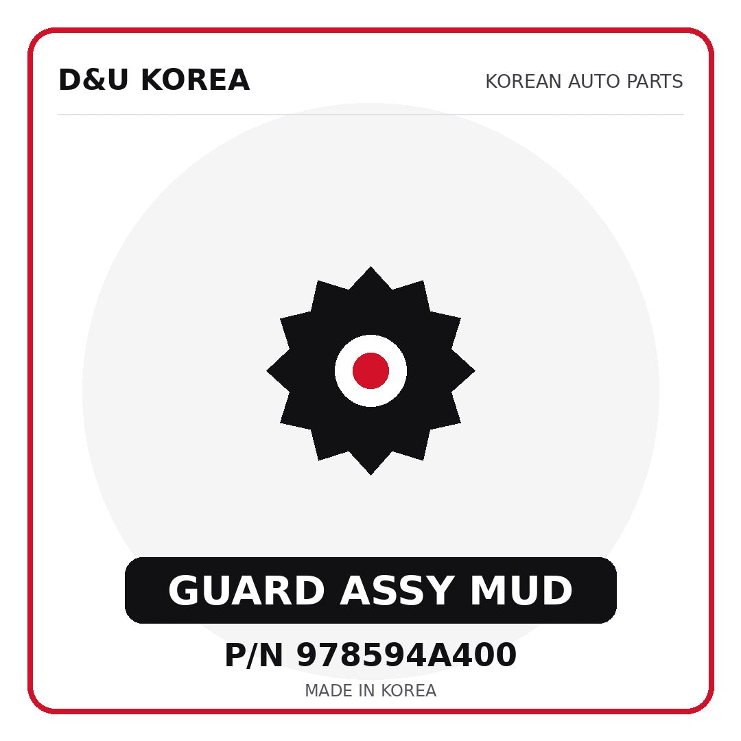 Genuine Mobis GUARD ASSY MUD 978594A400 for Korean vehicles | D&U Korea