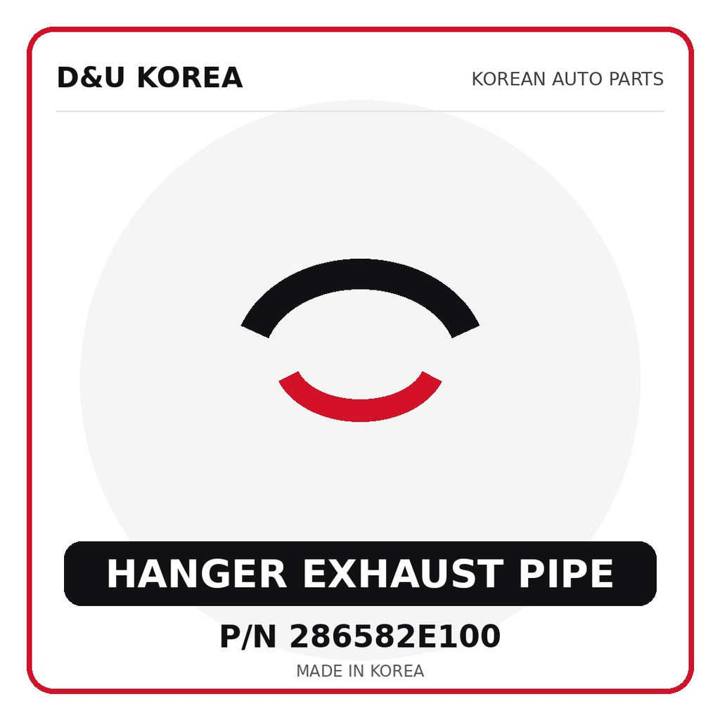 Genuine Mobis HANGER EXHAUST PIPE 286582E100 - Korean auto parts from D&U Korea