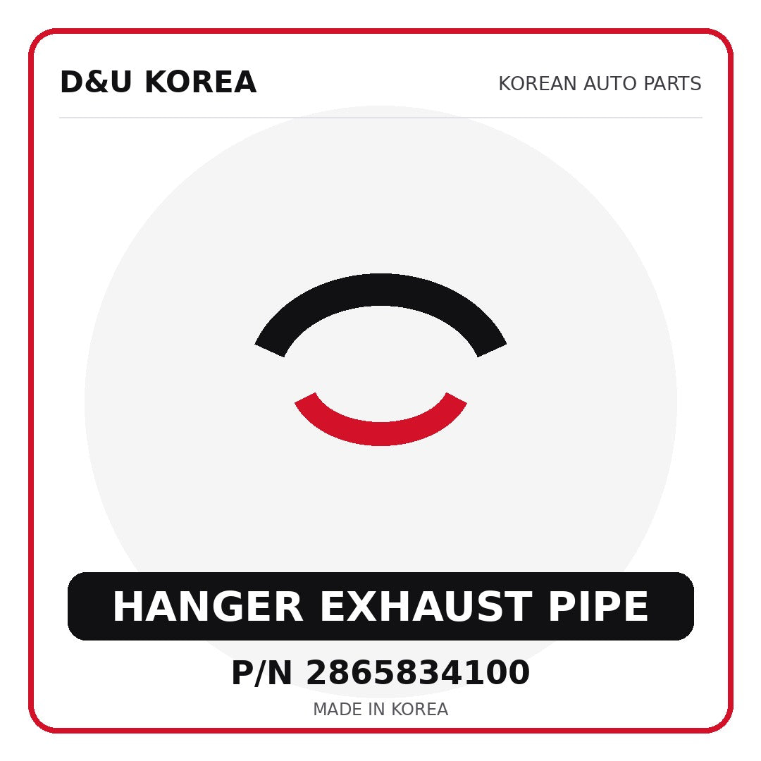 Genuine Mobis HANGER EXHAUST PIPE 2865834100 - Korean auto parts from D&U Korea