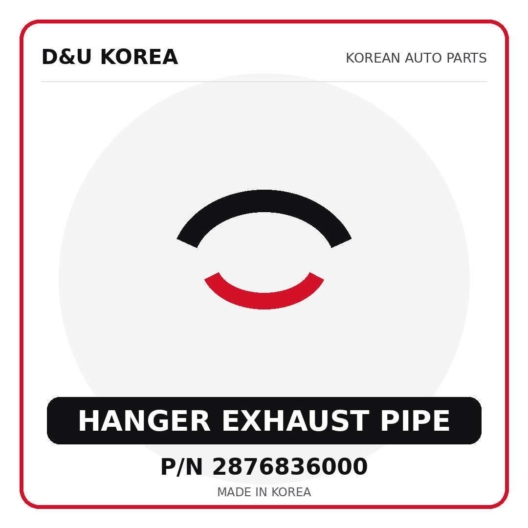 Genuine Mobis HANGER EXHAUST PIPE 2876836000 - Korean auto parts from D&U Korea