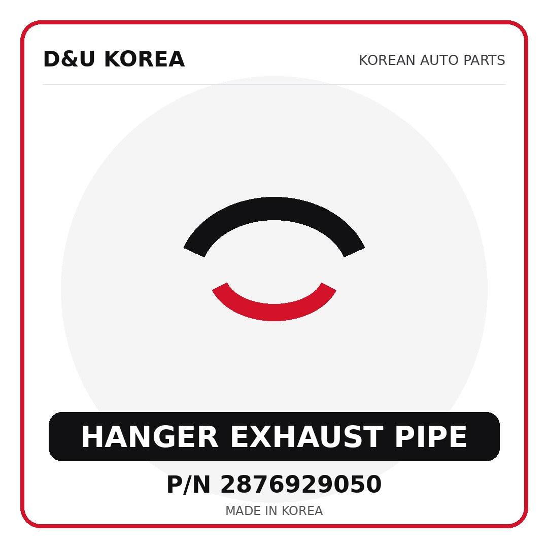 Genuine Mobis HANGER EXHAUST PIPE 2876929050 - Korean auto parts from D&U Korea