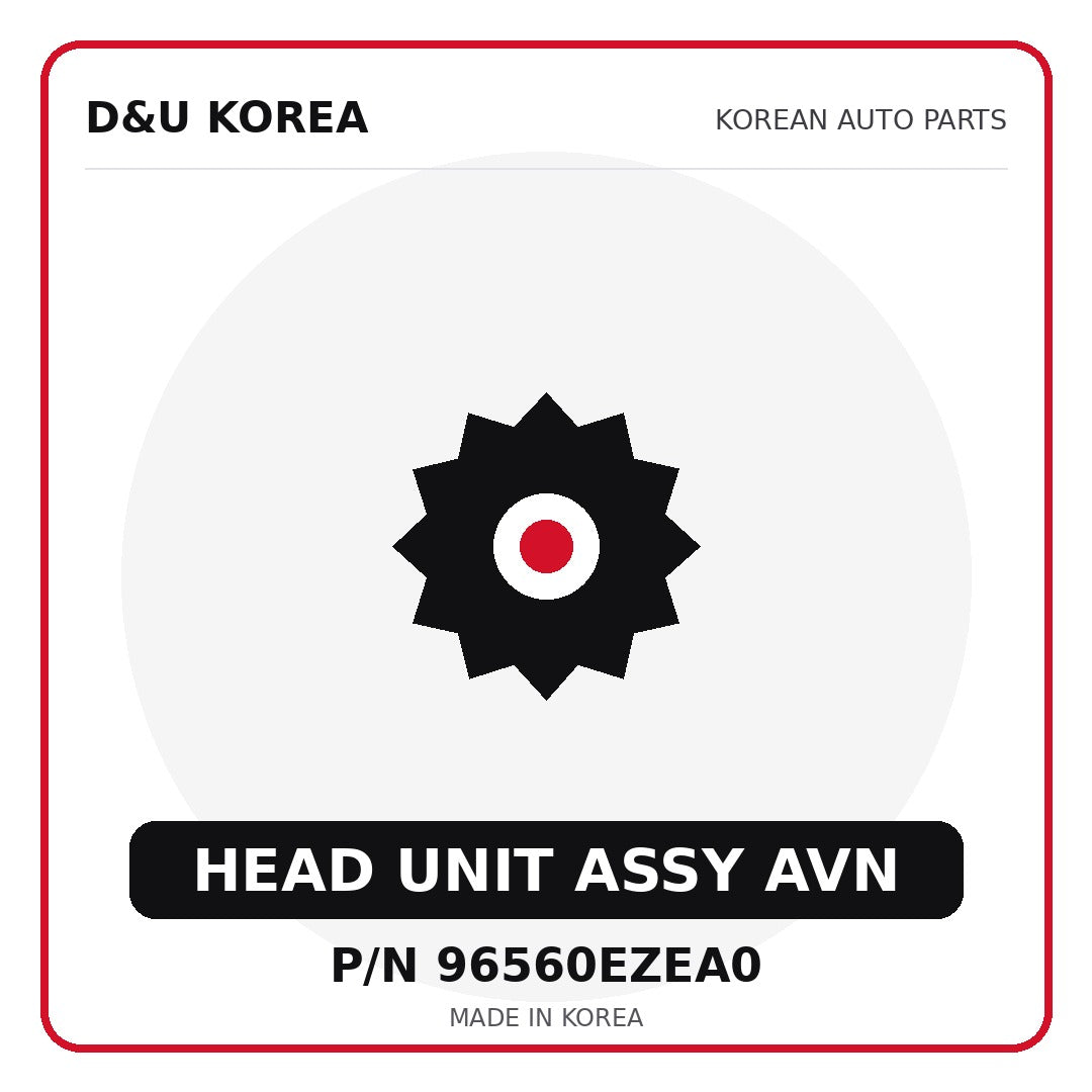 Genuine Mobis HEAD UNIT ASSY AVN 96560EZEA0 - Korean auto parts from D&U Korea