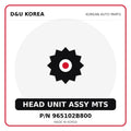 Genuine Mobis HEAD UNIT ASSY MTS 965102B800 - Korean auto parts from D&U Korea