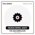 Genuine Mobis HEADLINING ASSY AA1196814169 for Korean vehicles | D&U Korea