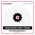 Genuine Mobis HEADLINING ASSY FRONT 0K56268030E71 for Korean vehicles | D&U Korea