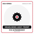 Genuine Mobis HEADLINING ASSY FRONT 1K7B268030HY - Korean auto parts from D&U Korea