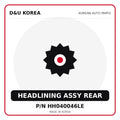 Genuine Mobis HEADLINING ASSY REAR HH040046LE for Korean vehicles | D&U Korea