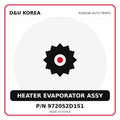 Genuine Mobis HEATER EVAPORATOR ASSY 972052D151 for Korean vehicles | D&U Korea