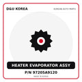 Genuine Mobis HEATER EVAPORATOR ASSY 97205A9120 for Korean vehicles | D&U Korea