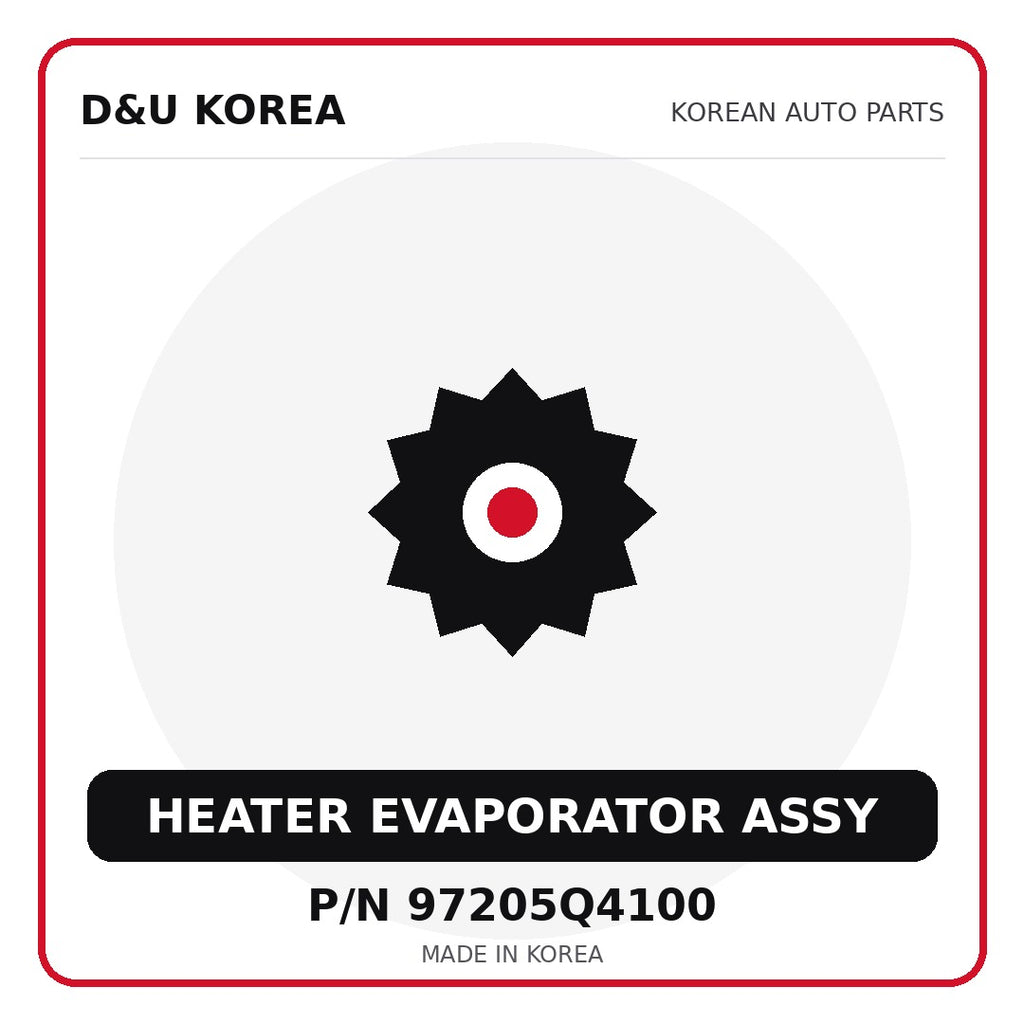 Genuine Mobis HEATER EVAPORATOR ASSY 97205Q4100 for Korean vehicles | D&U Korea