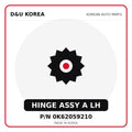 Genuine Mobis HINGE ASSY A LH 0K62059210 - Korean auto parts from D&U Korea