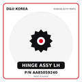 Genuine Mobis HINGE ASSY LH AA85059240 for Korean vehicles | D&U Korea