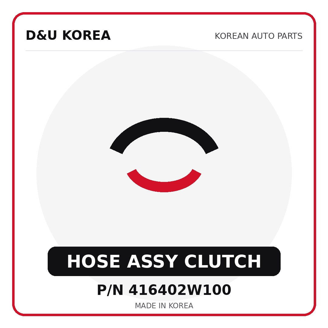 Genuine Mobis HOSE ASSY CLUTCH 416402W100 for Korean vehicles | D&U Korea