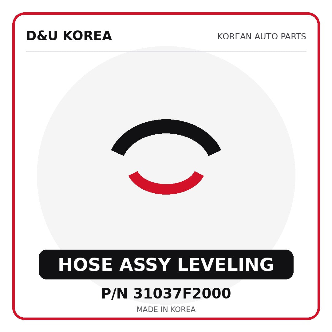 Genuine Mobis HOSE ASSY LEVELING 31037F2000 - Korean auto parts from D&U Korea