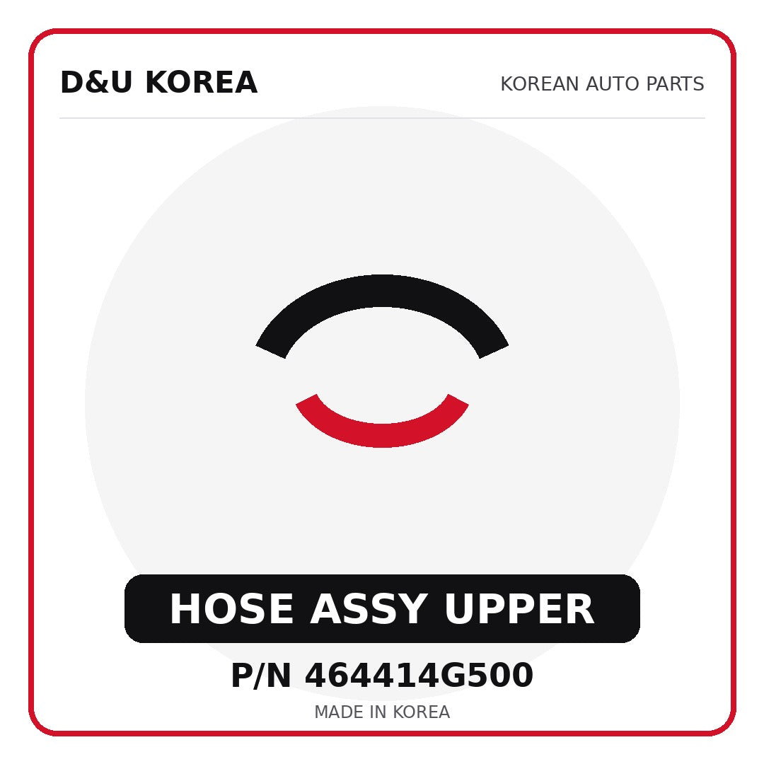 Genuine Mobis HOSE ASSY UPPER 464414G500 - Korean auto parts from D&U Korea