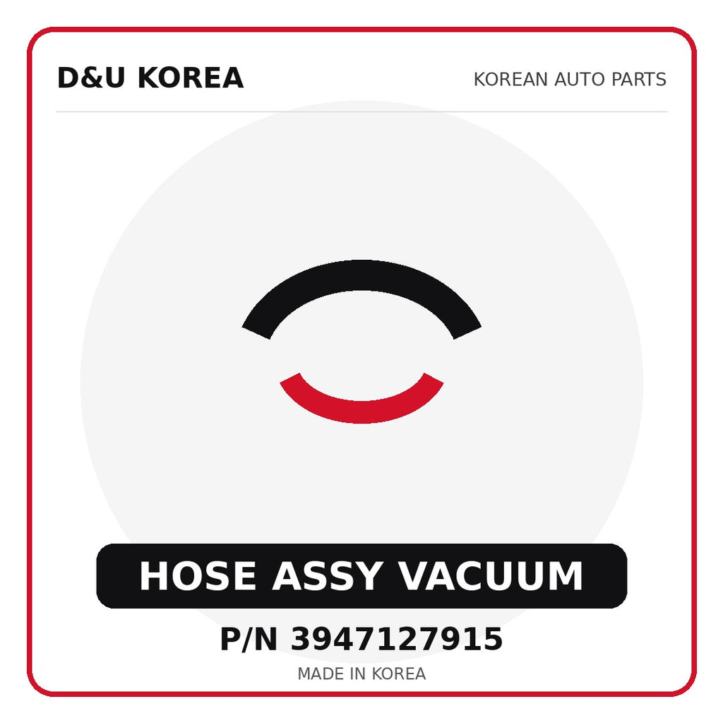 Genuine Mobis HOSE ASSY VACUUM 3947127915 - Korean auto parts from D&U Korea