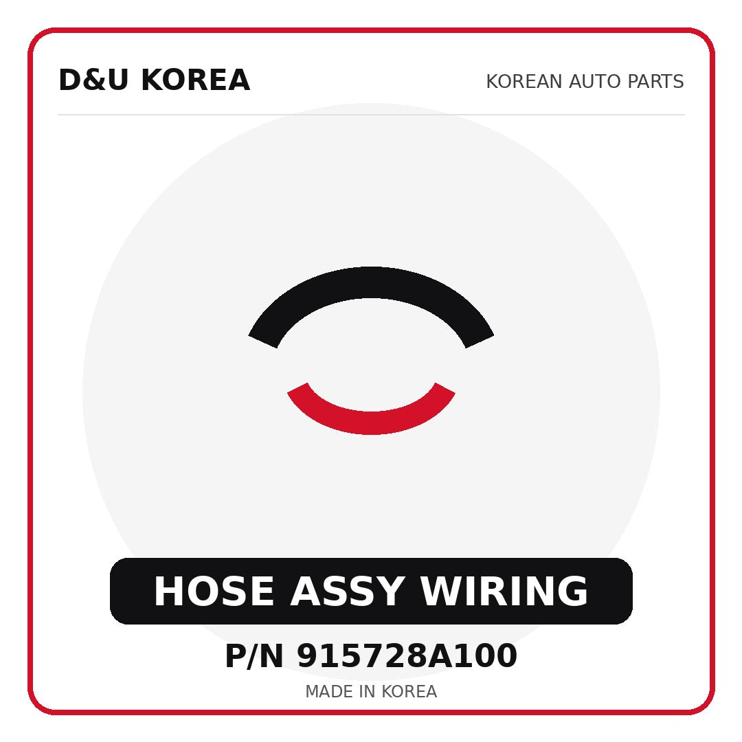 Genuine Mobis HOSE ASSY WIRING 915728A100 for Korean vehicles | D&U Korea
