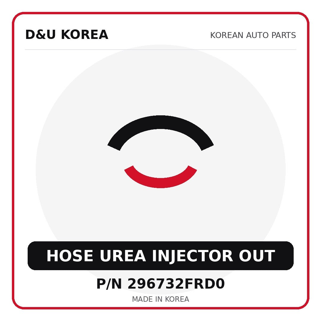 Genuine Mobis HOSE UREA INJECTOR OUT 296732FRD0 - Korean auto parts from D&U Korea