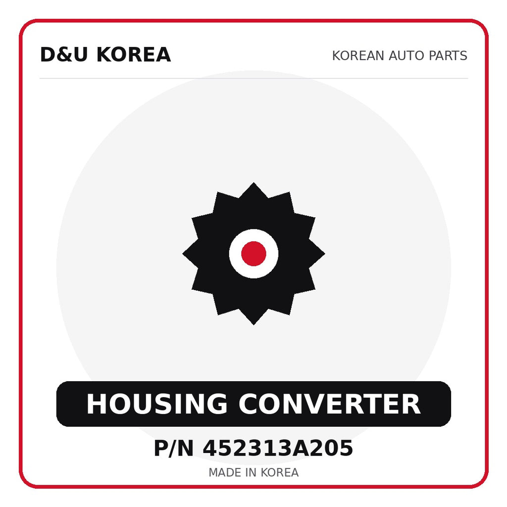 Genuine Mobis HOUSING CONVERTER 452313A205 - Korean auto parts from D&U Korea