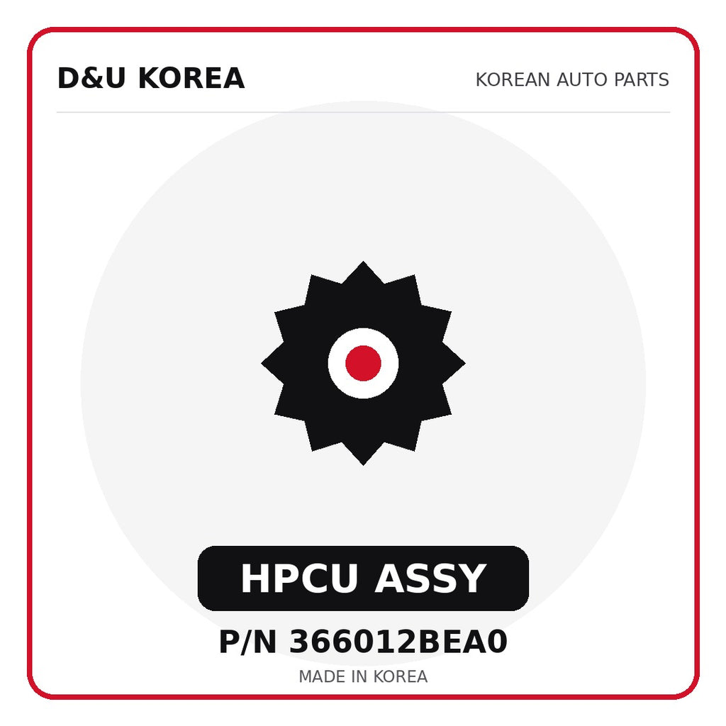 Genuine Mobis HPCU ASSY 366012BEA0 - Korean auto parts from D&U Korea
