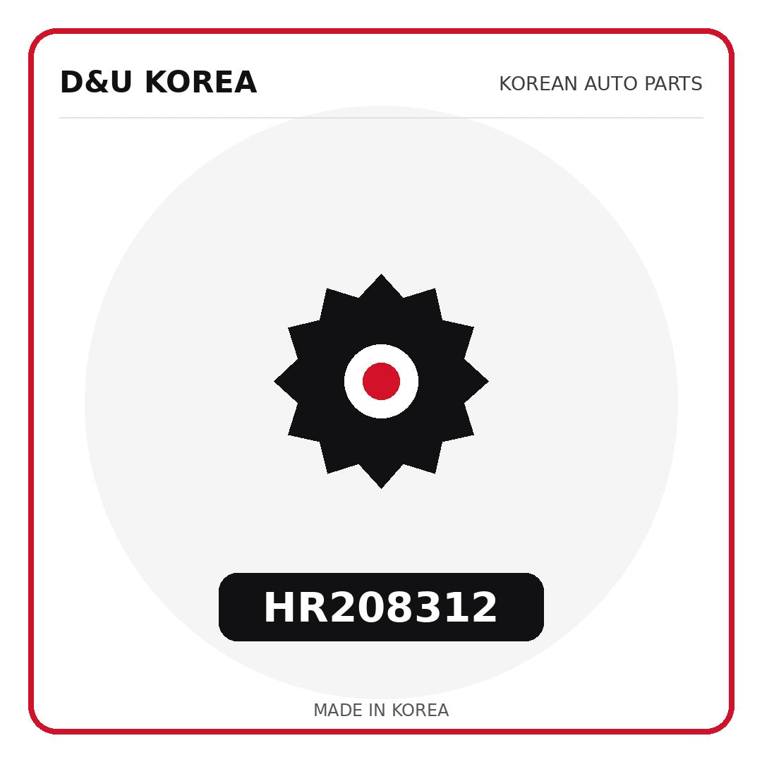 Genuine Mobis HR208312  for Korean vehicles | D&U Korea